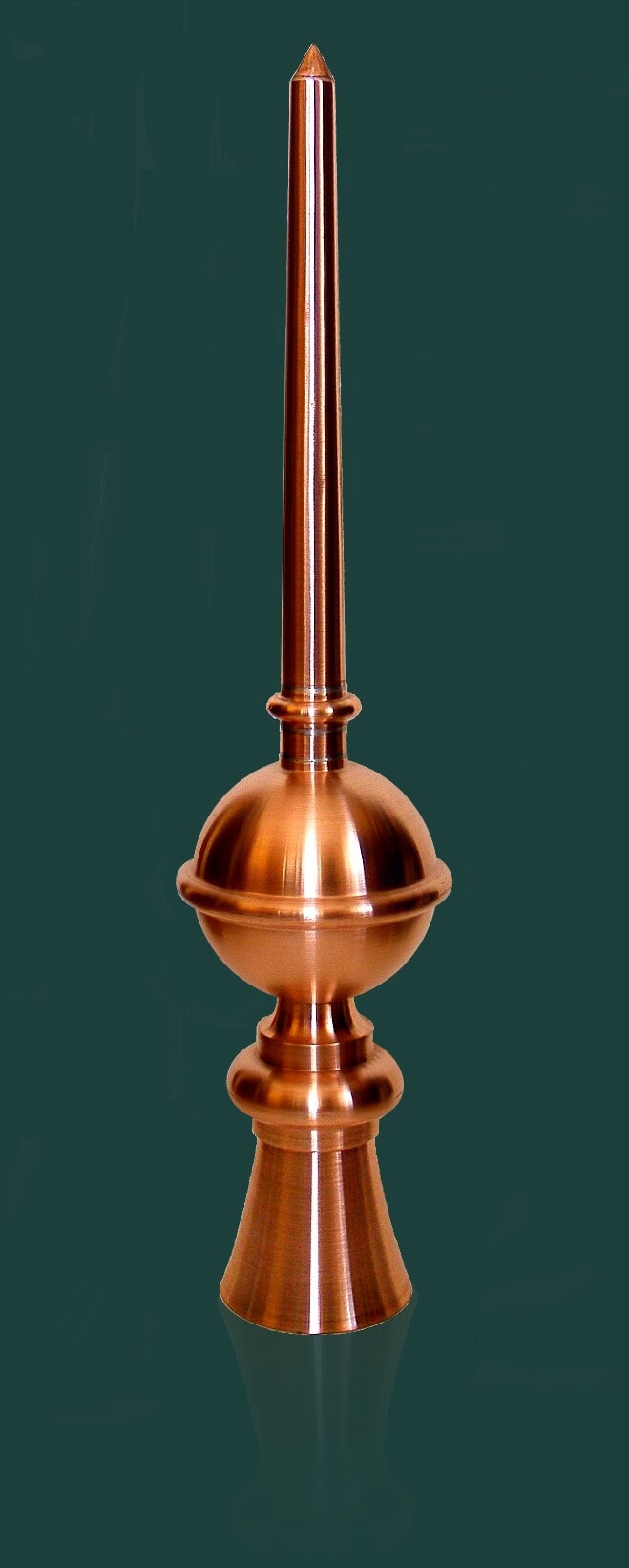 Věžní báň malá – výška 66cm – měď. Jiří Poledne